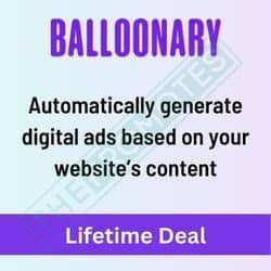 Balloonary Appsumo Lifetime Deal
