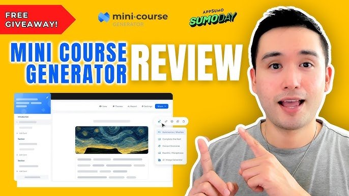 Mini Course Generator Lifetime Deal