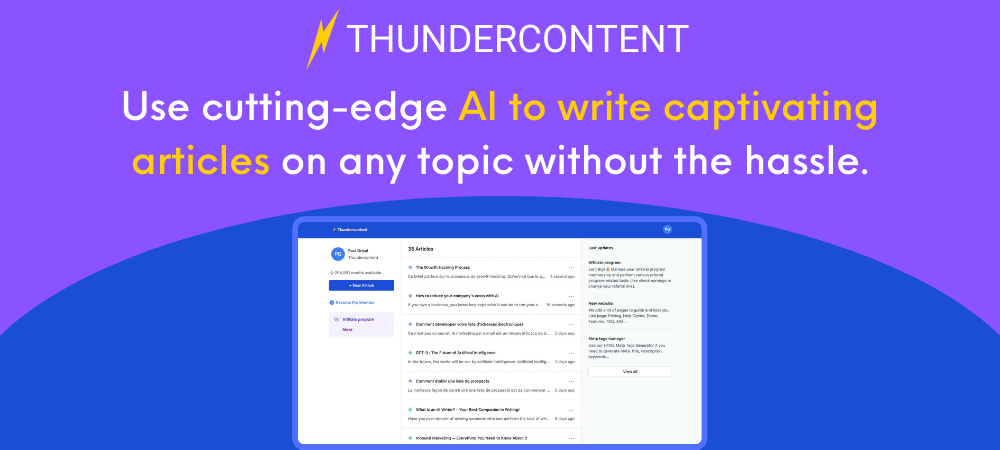 Thundercontent Lifetime Deal